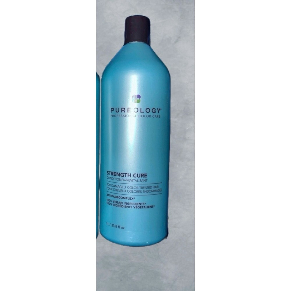 Pureology Strength Cure Conditioner Hair Care Vegan Antifade Complex 33.8oz 1L